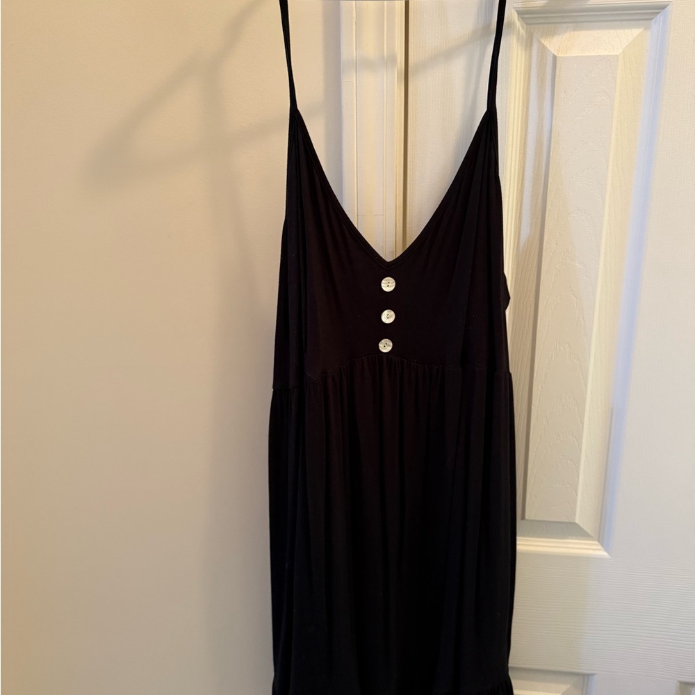 Black mini dress